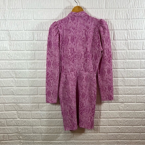 Stine Goya Aida Clem Snake-Print Dress Long Sleeve Small - Picture 8 of 8